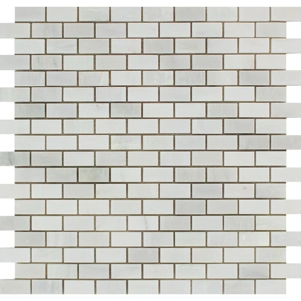 Oriental White Baby Brick Tiles.