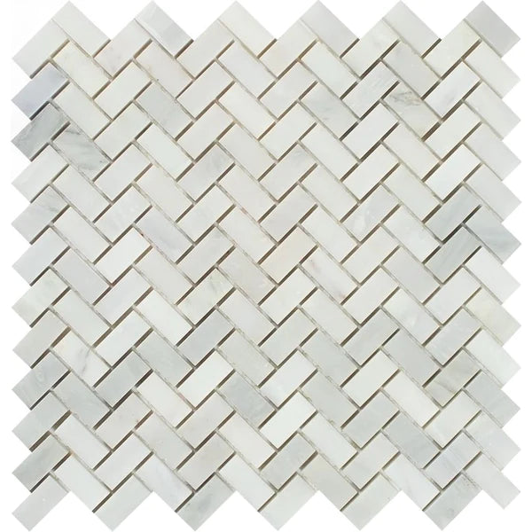 Basketweave Shower Floor Tiles.