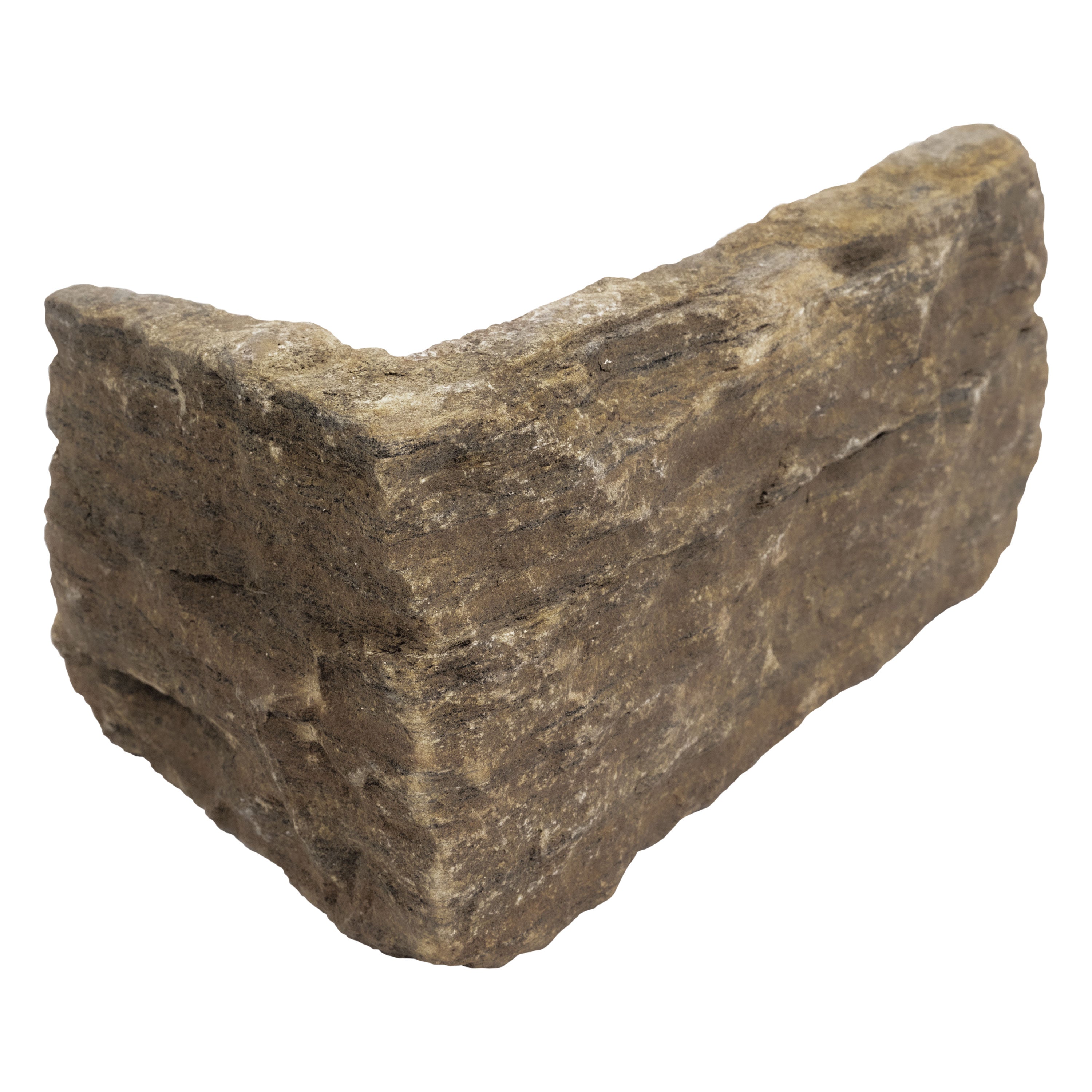 Bedford Brown Ledgestone Stone Veneer Corner