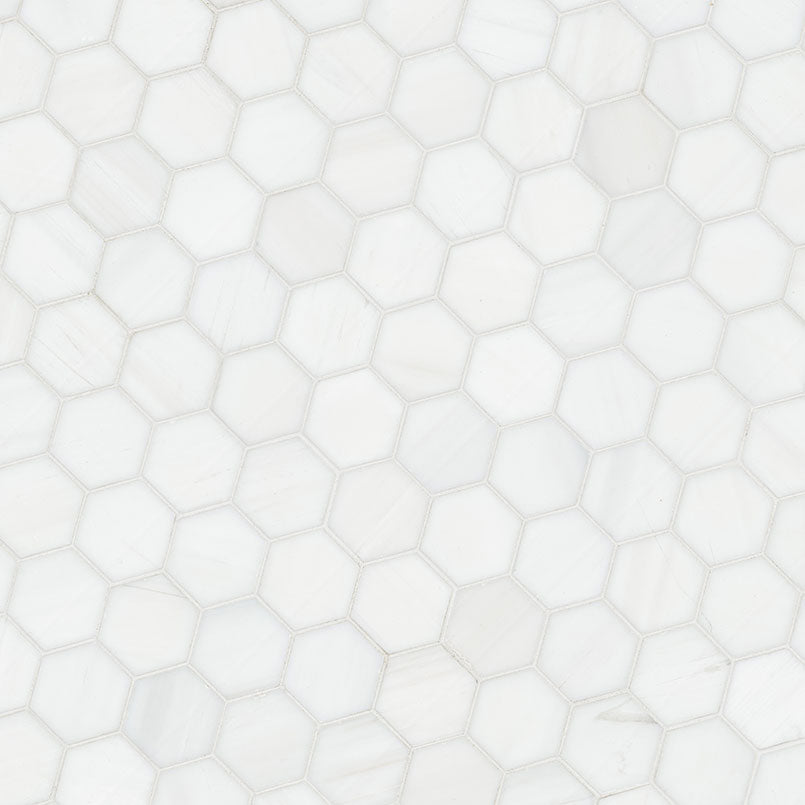 Bianco Dolomite 2" Hexagon Mosaic Tile - Mosaicenter