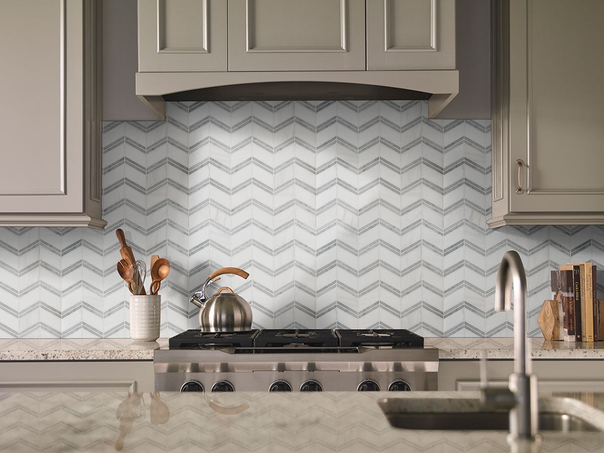 Bianco Dolomite Marble Tile and Mosaics - Mosaicenter