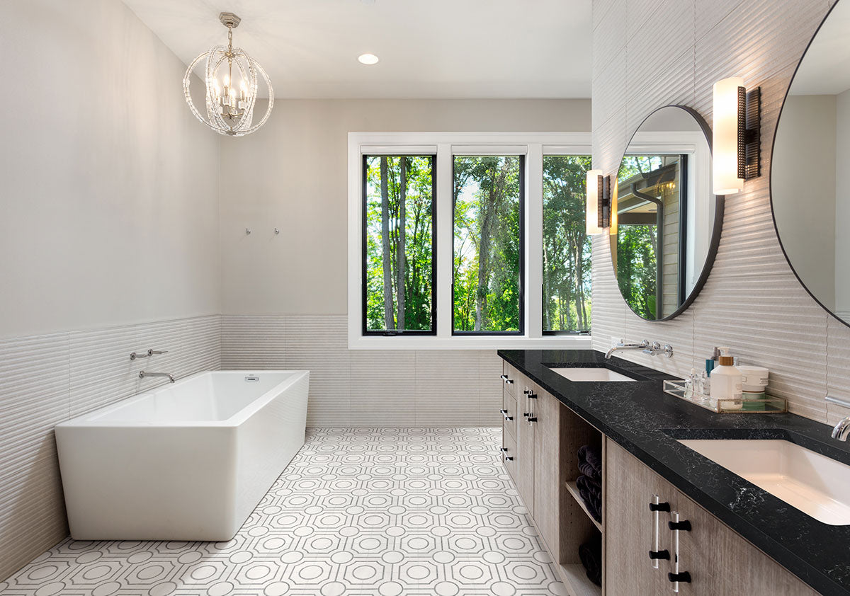 Bianco Dolomite Regency - Mosaicenter Backsplash Tile