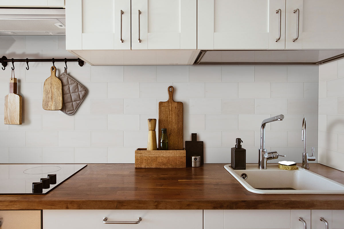 Bianco Dolomite Polished Subway Tile 3x6 - Mosaicenter