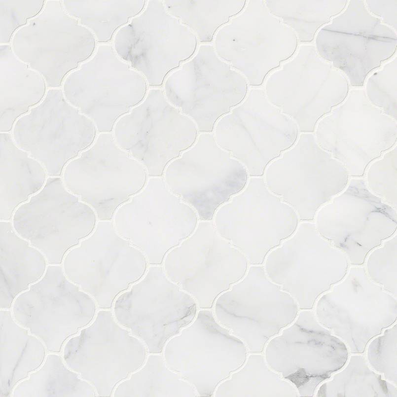 Calacatta Cressa Tile Arabesque