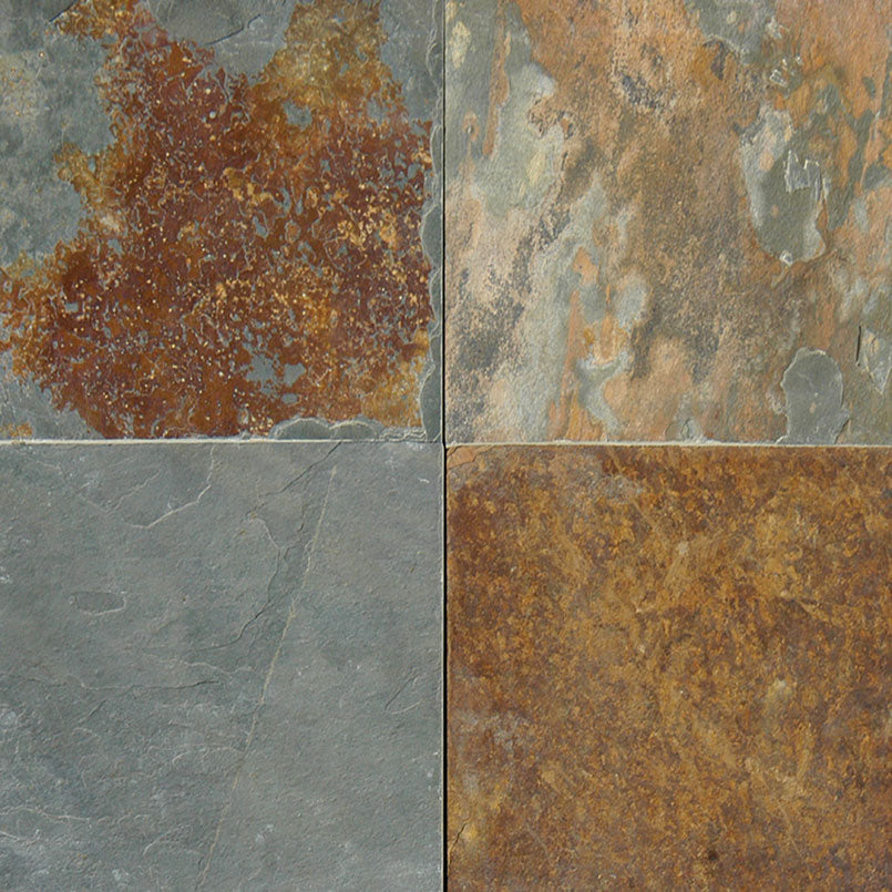 California Gold Gauged Slate Tile 24 x 24