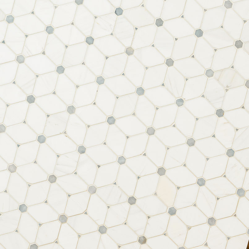 Cecily Grigio Polished Mosaic Tile - Mosaicenter