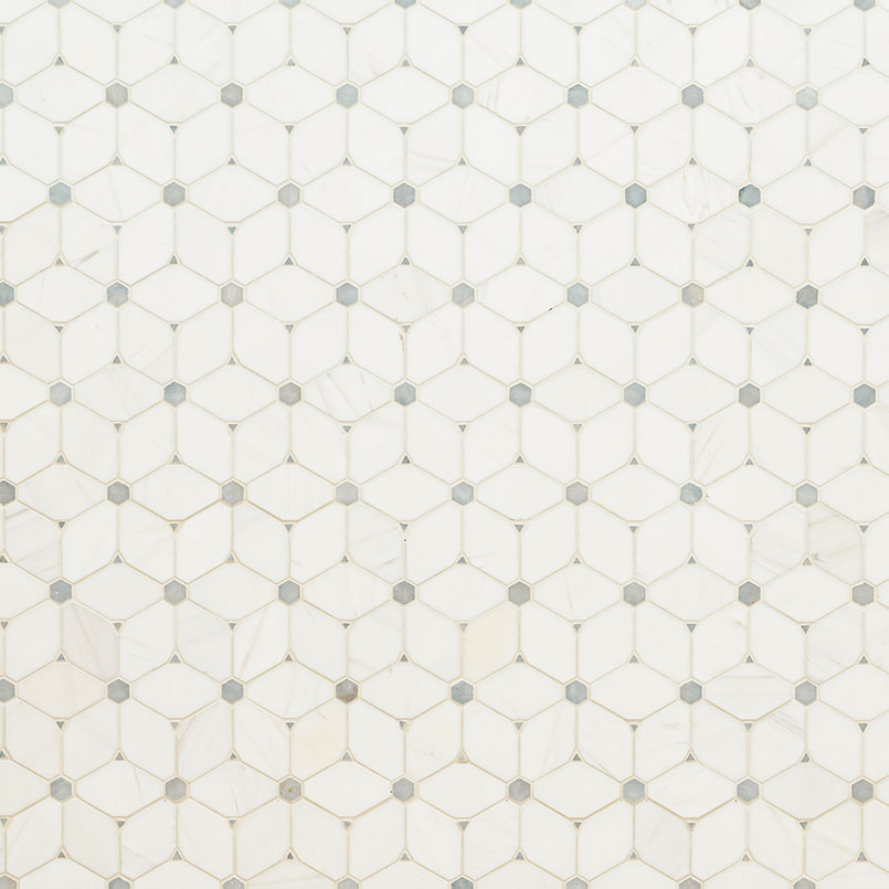 Cecily Grigio Polished Mosaic Tile - Mosaicenter