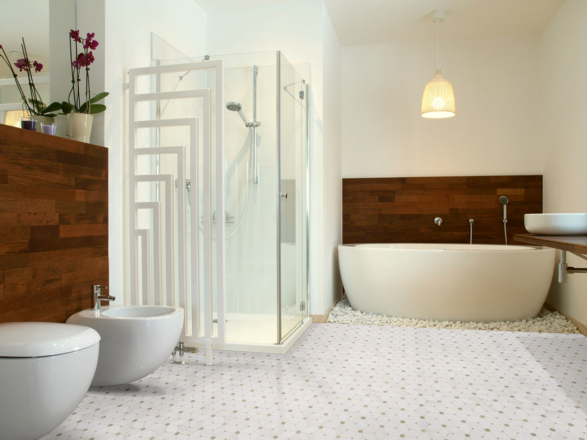 Cecily Pattern Marble Tile - Mosaicenter Backsplash Tile