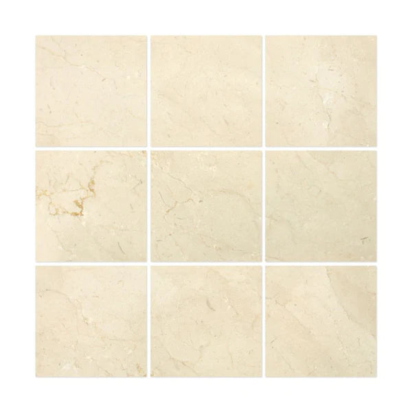 Crema Marfil Marble Tiles.