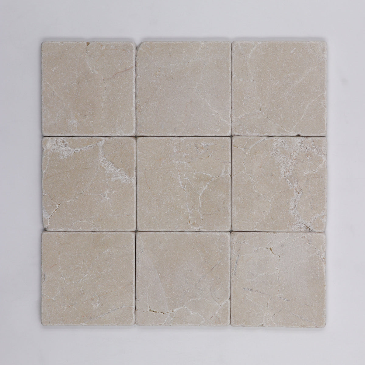 Crema Marfil Marble Tile, Crema Marfil Marble Tile 4 x 4 Tumbled