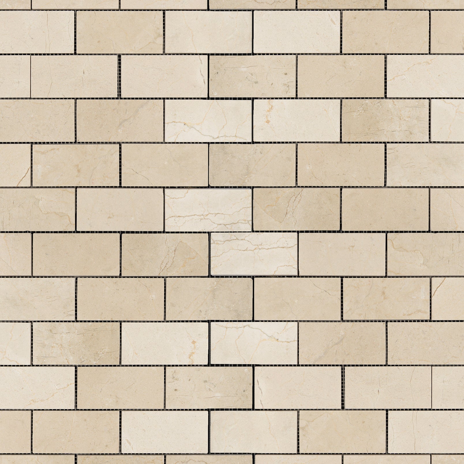 Crema Marfil Brick 2x4 Mosaic