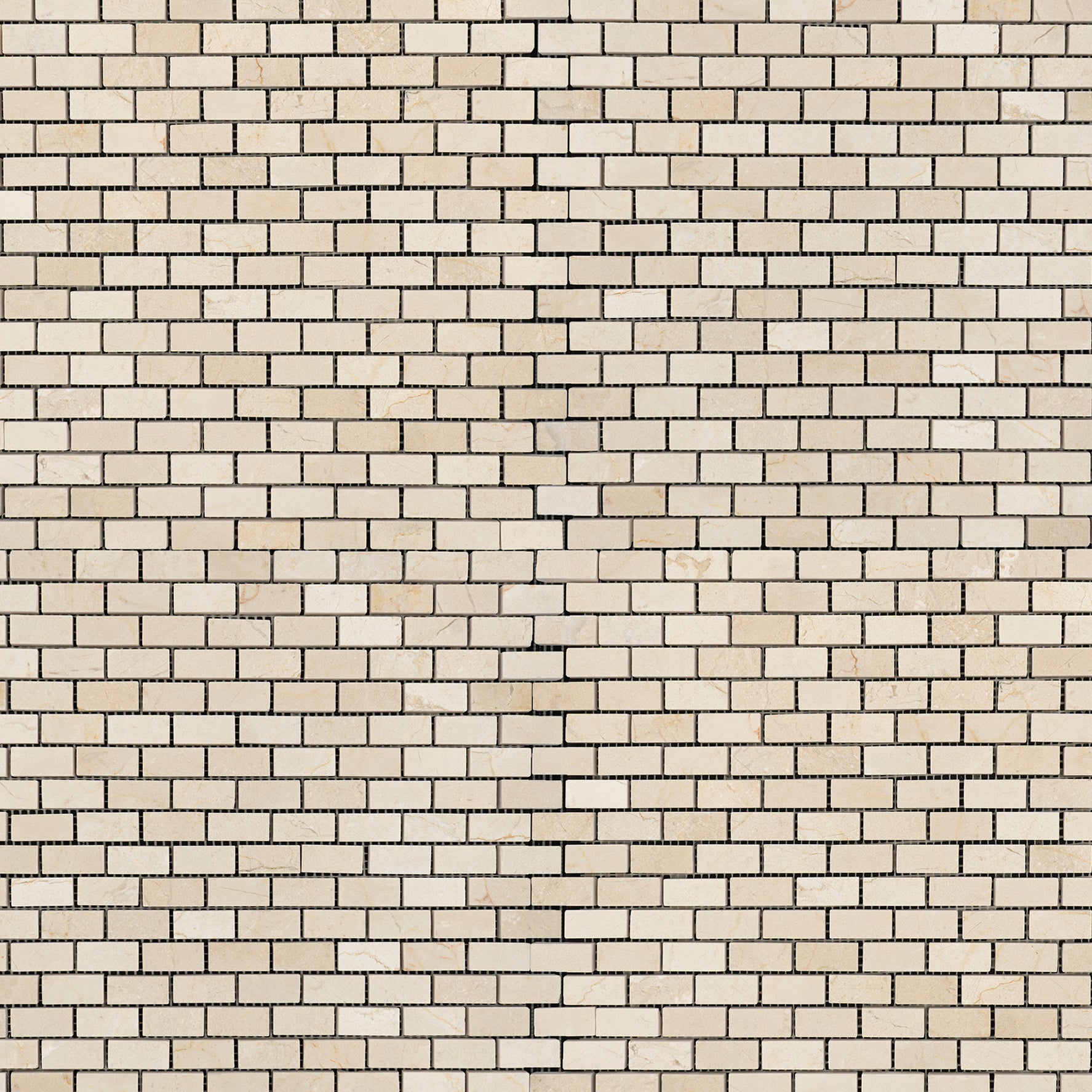 Crema Marfil Brick Mini Mosaic