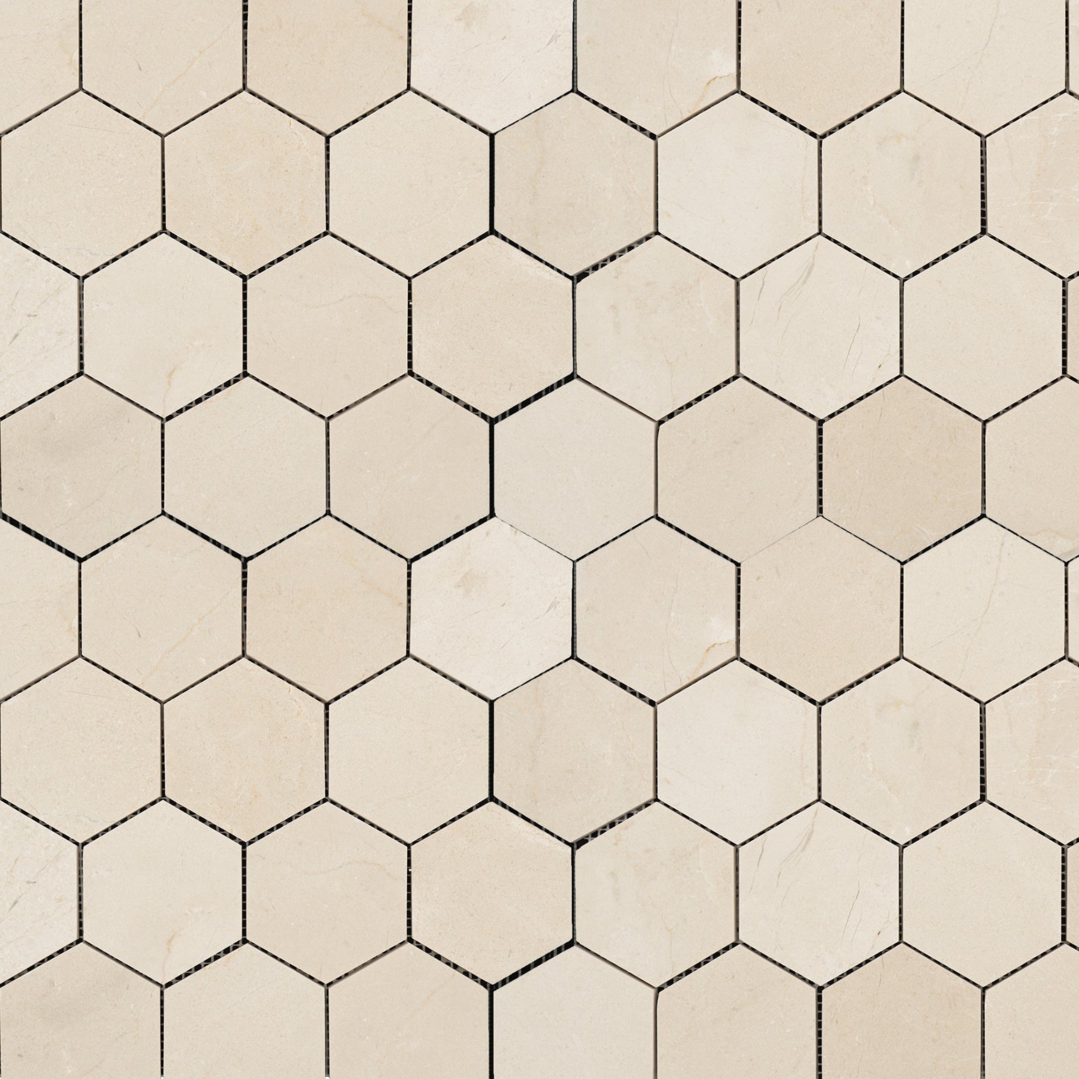 Crema Marfil Hexagon 3