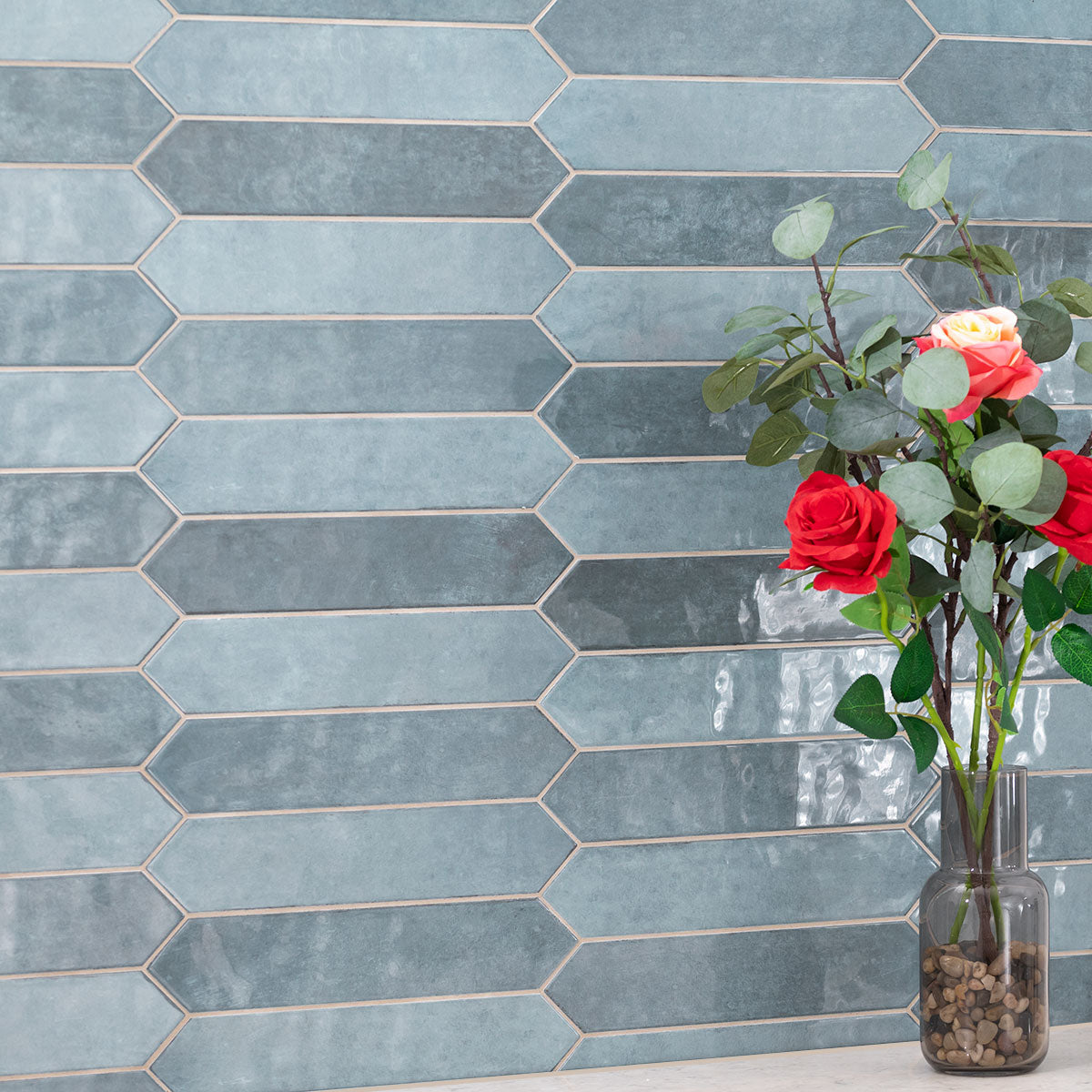 RENZO DENIM CERAMIC TILE 3X12 Glossy  - 3x12