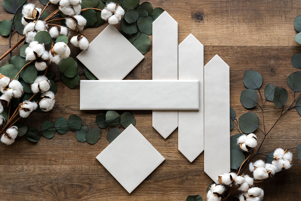 RENZO DOVE CERAMIC TILE 3X12 Glossy  - 0.6x12