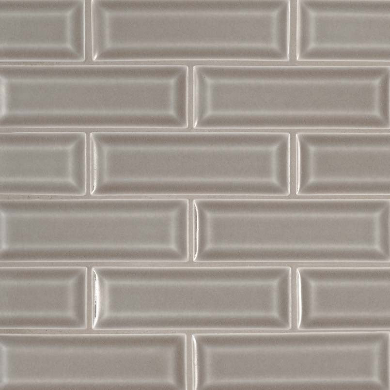 Dove Gray Tile 2 x 6 Beveled