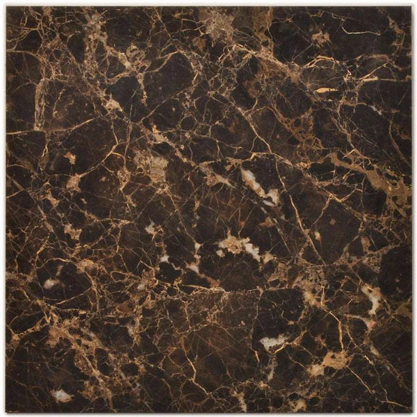 Emperador Dark Polished Marble Tile