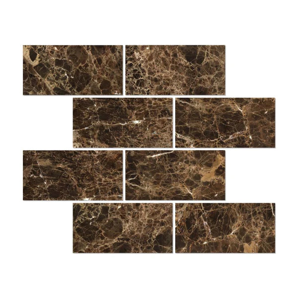 Emperador Dark Marble Tiles.