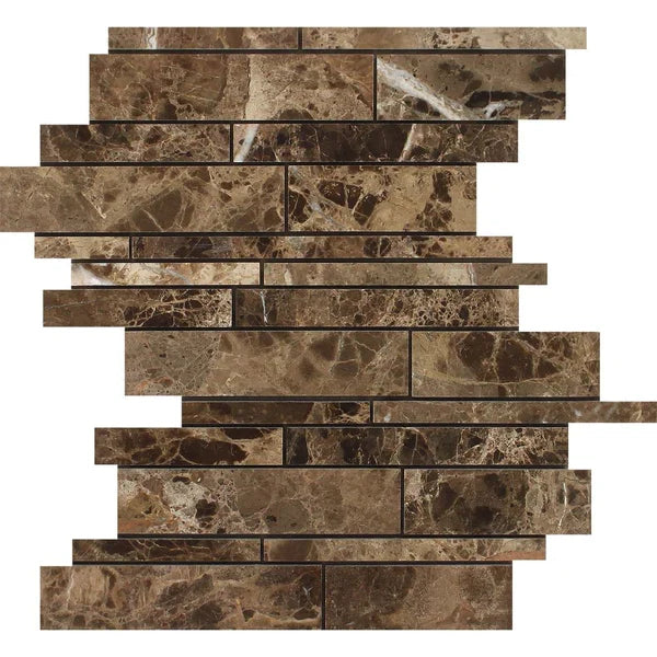 Random natural stone tile pattern