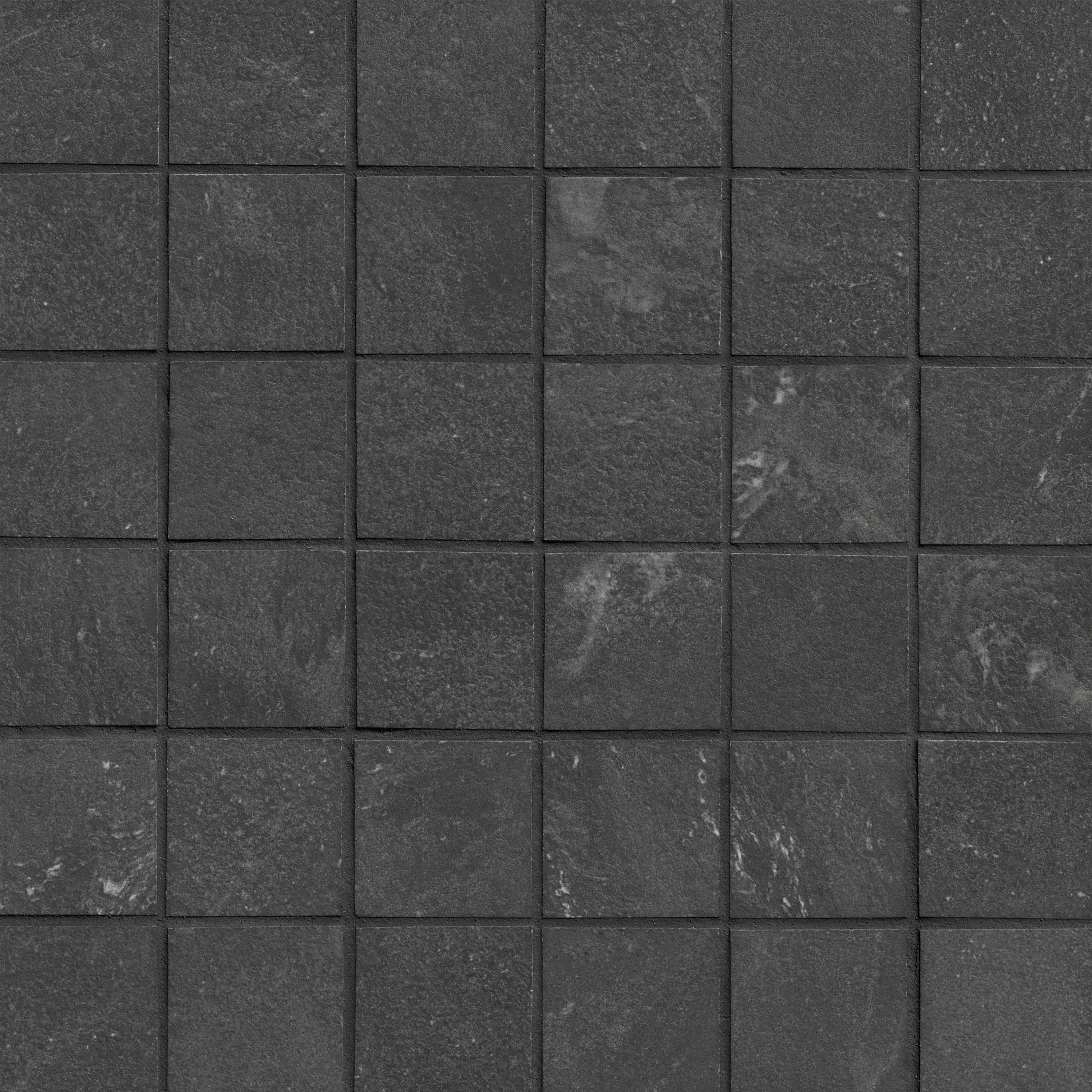 ELBE OBSIDIAN 2X2 LAPPATO MOSAIC 3D