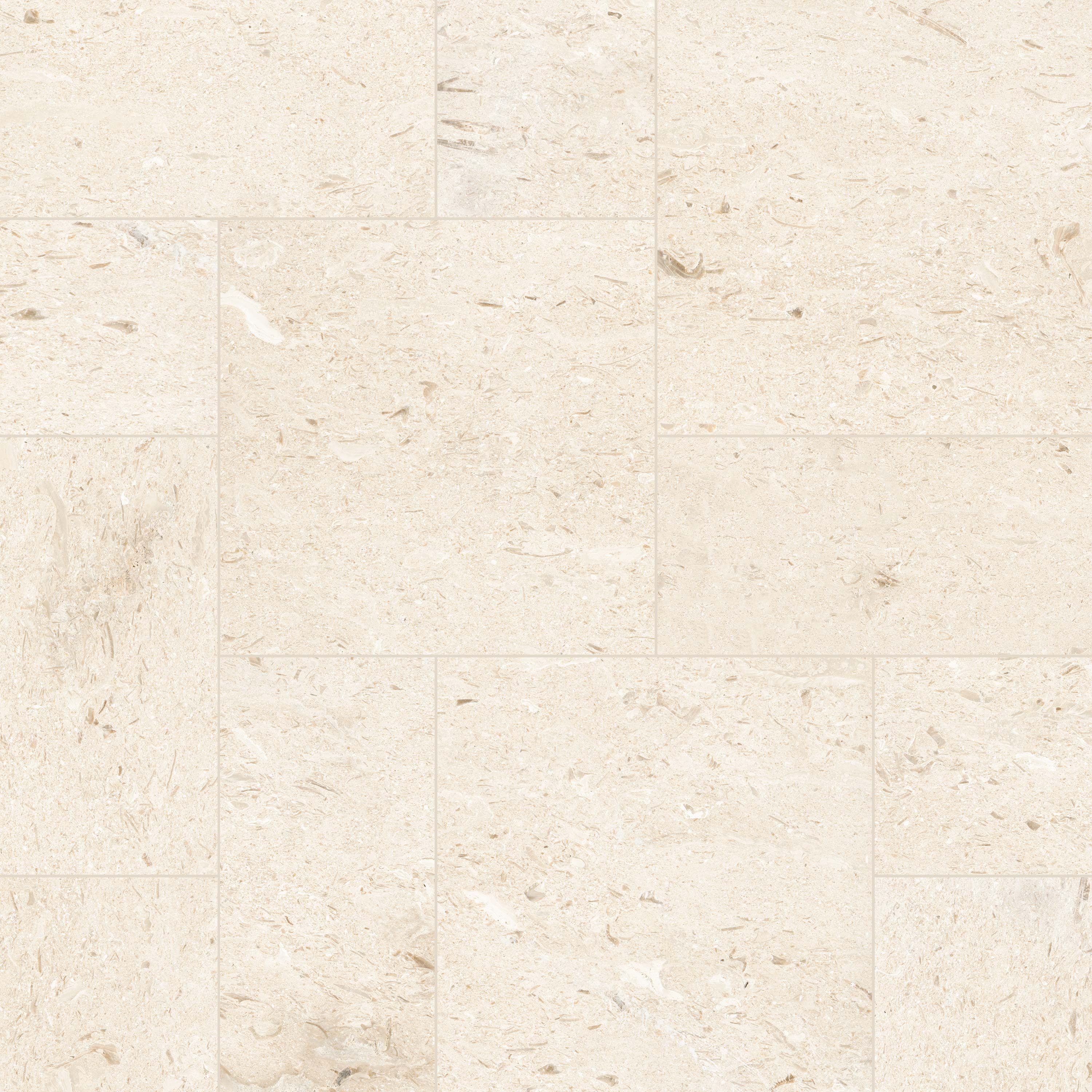 MAYRA WHITE Tumbled Pavers - MINI-PATTERN