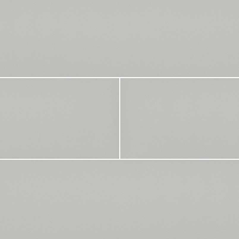 GRAY GLOSSY INVERTED BEVELED TILE Glossy  - 3x6