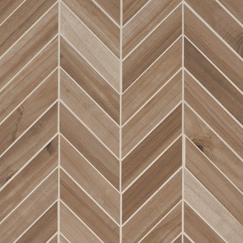 Havenwood Saddle Tile 12 x 15 Chevron Mosaic