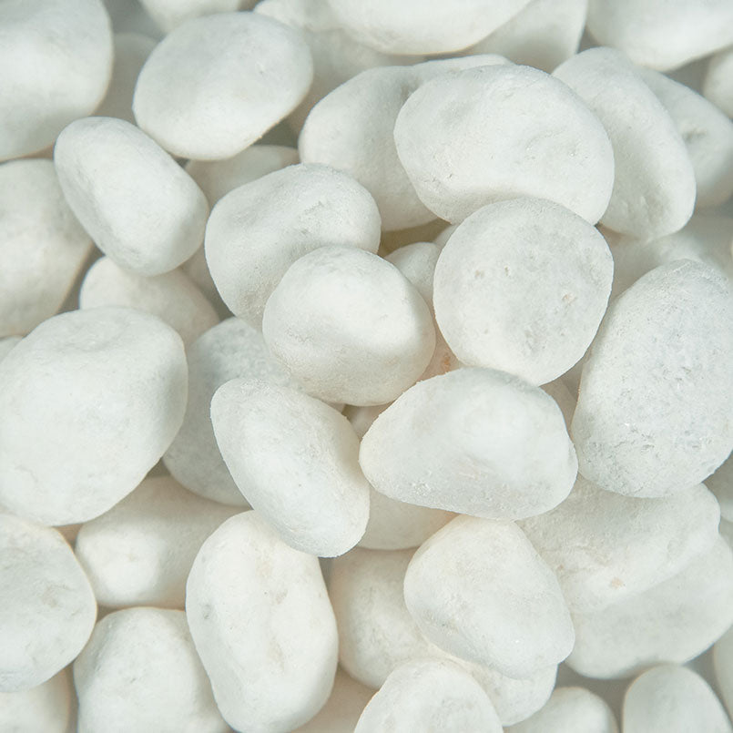HIMALAYA WHITE PEBBLES Natural Hardscape - 0.75 - 1.25 INCH