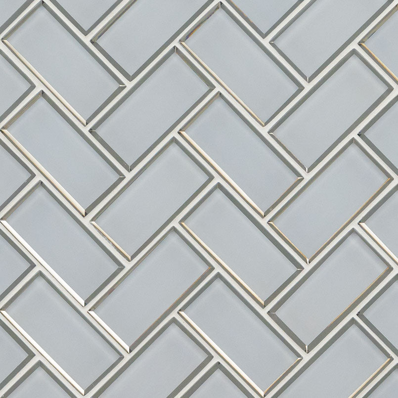 Ice Bevel Tile Herringbone
