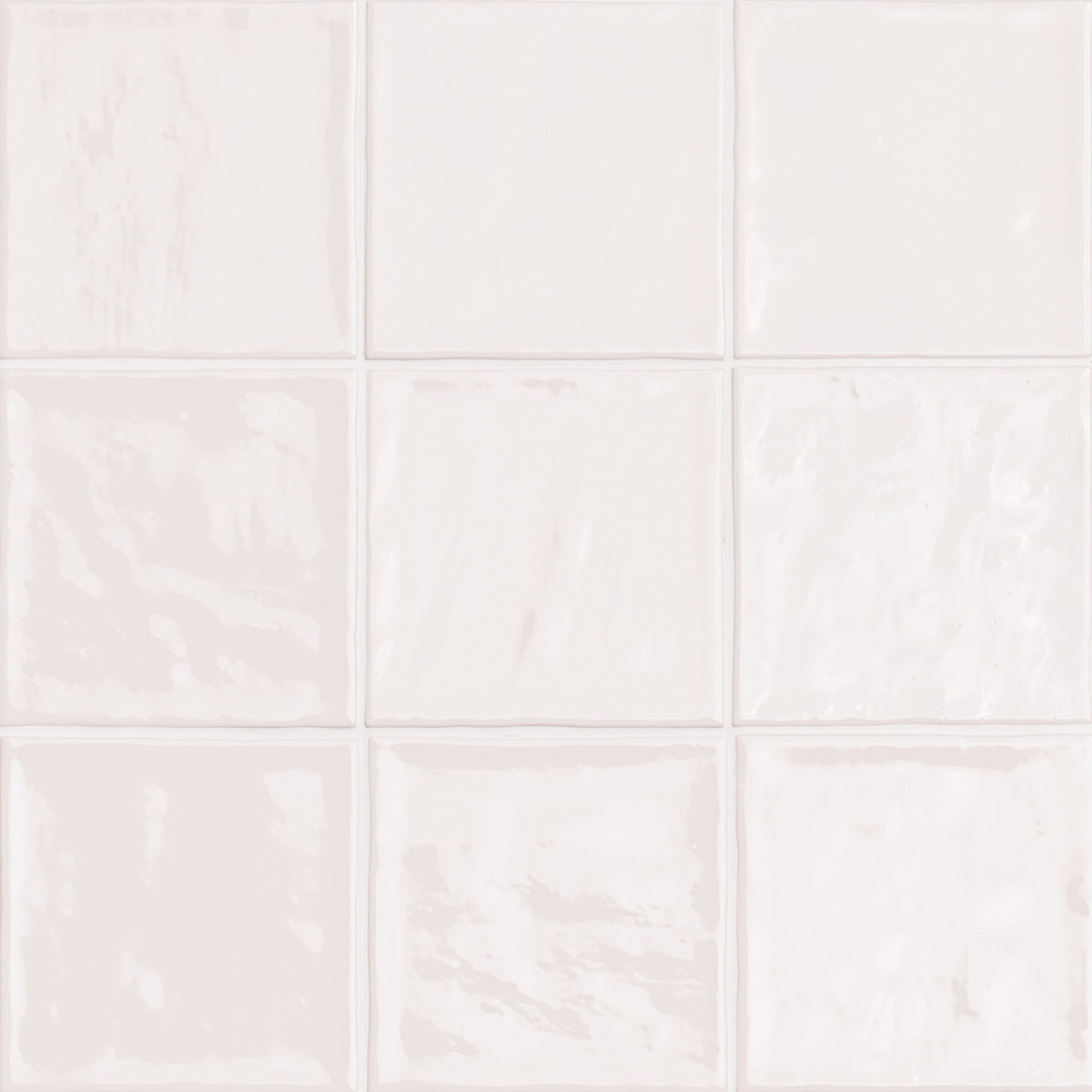 Terranello Ivory Glossy Ceramic Tile, 2 x 8