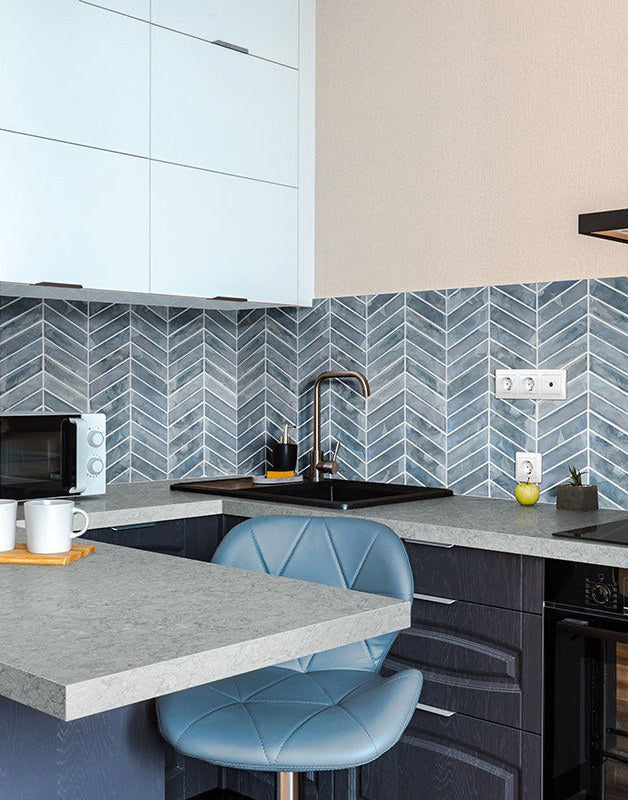 Blue tile