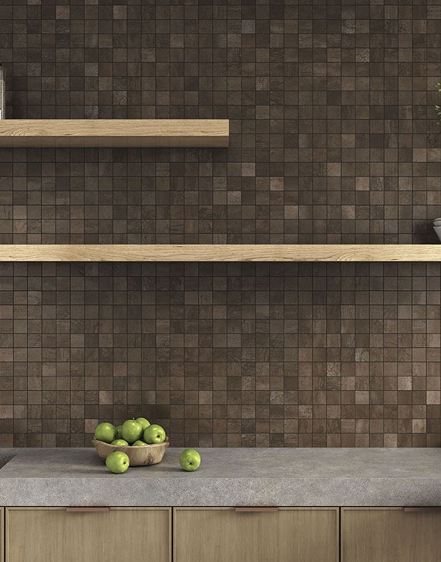 Brown tile