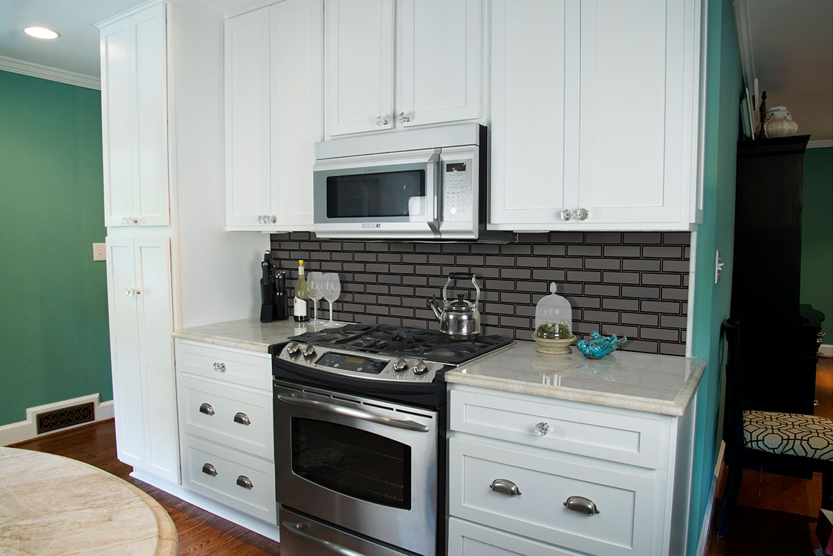 METALLIC GRAY BEVEL SUBWAY TILE GLOSSY  - 2x6