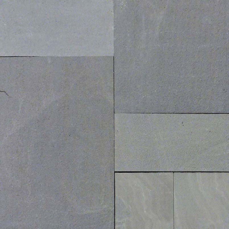 MOUNTAIN BLUESTONE Flamed Pavers - 12x12