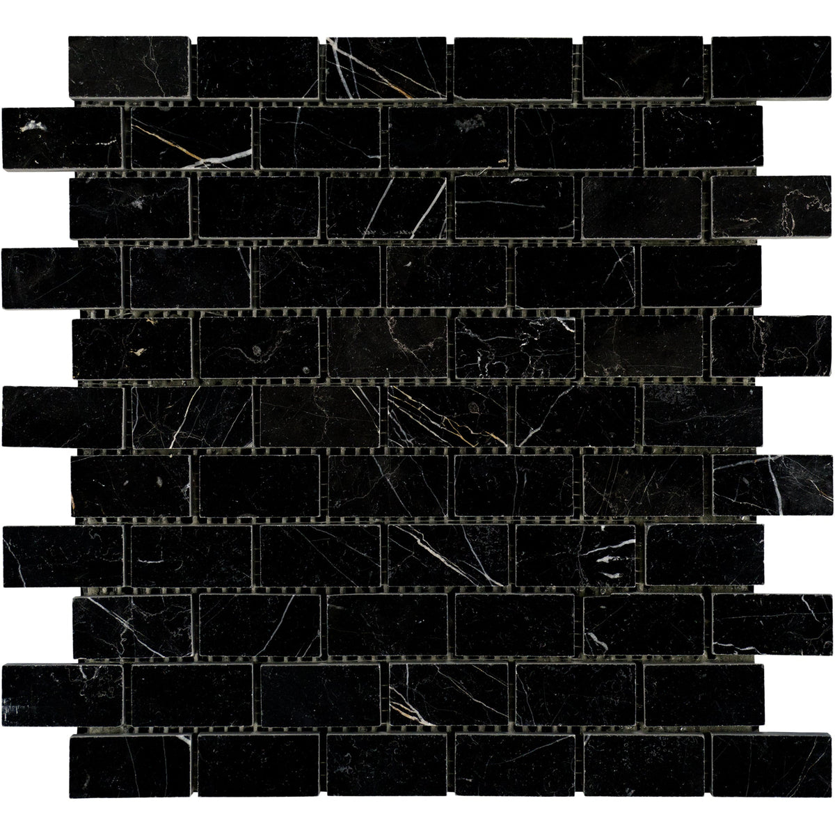 Nero Marquina Marble Mosaic Tile