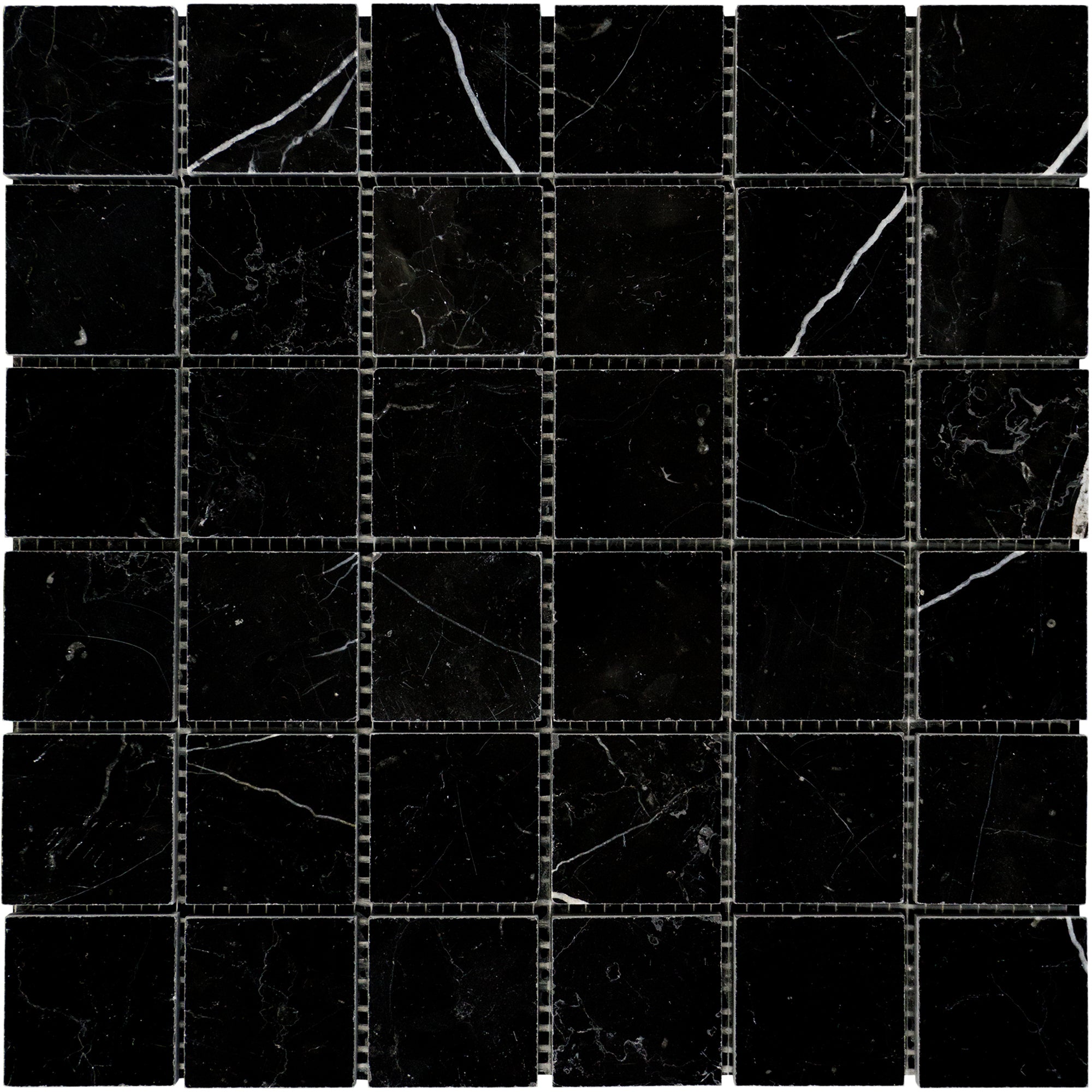 Nero Marquina 2x2 Mosaic