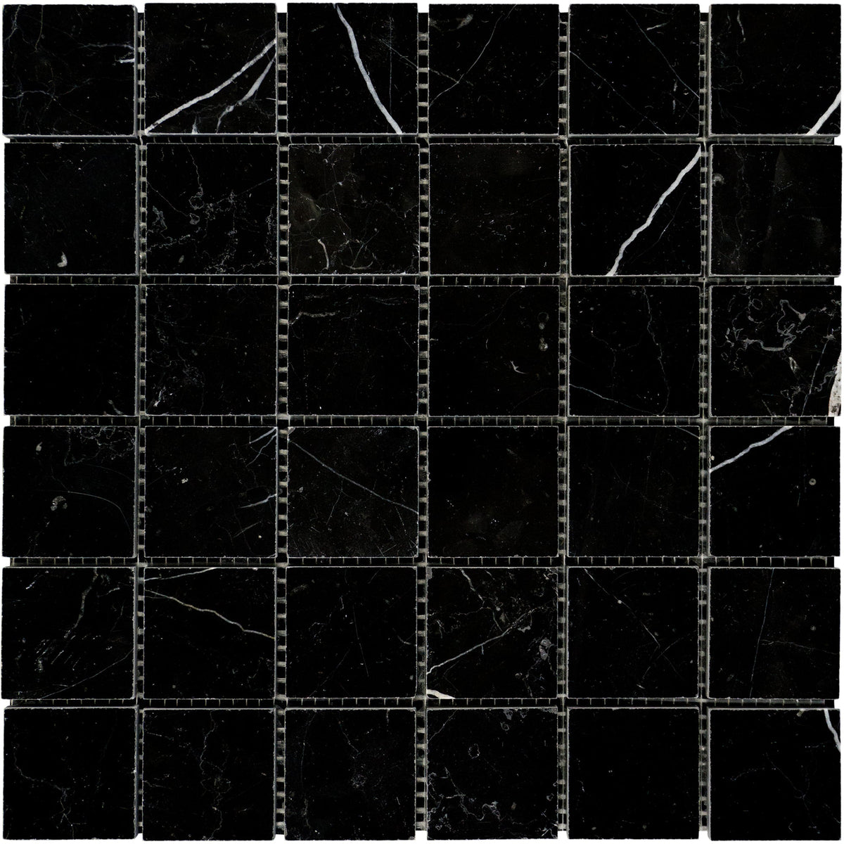 Nero Marquina Marble Mosaic Tile
