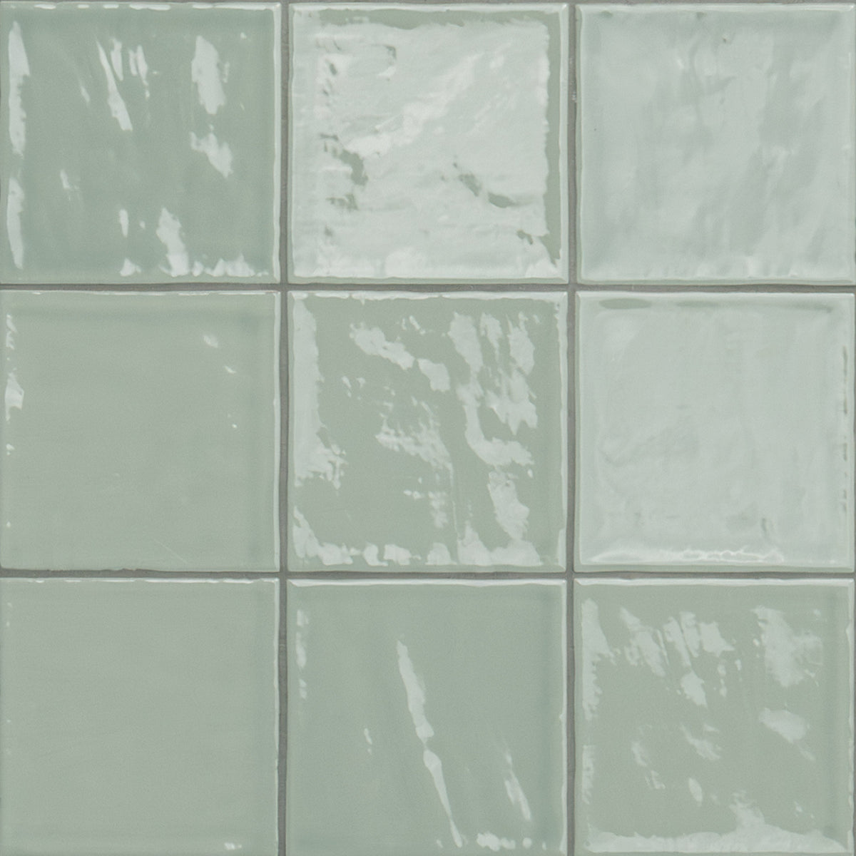 Terranello Olive Glossy Ceramic Tile 4 x 4