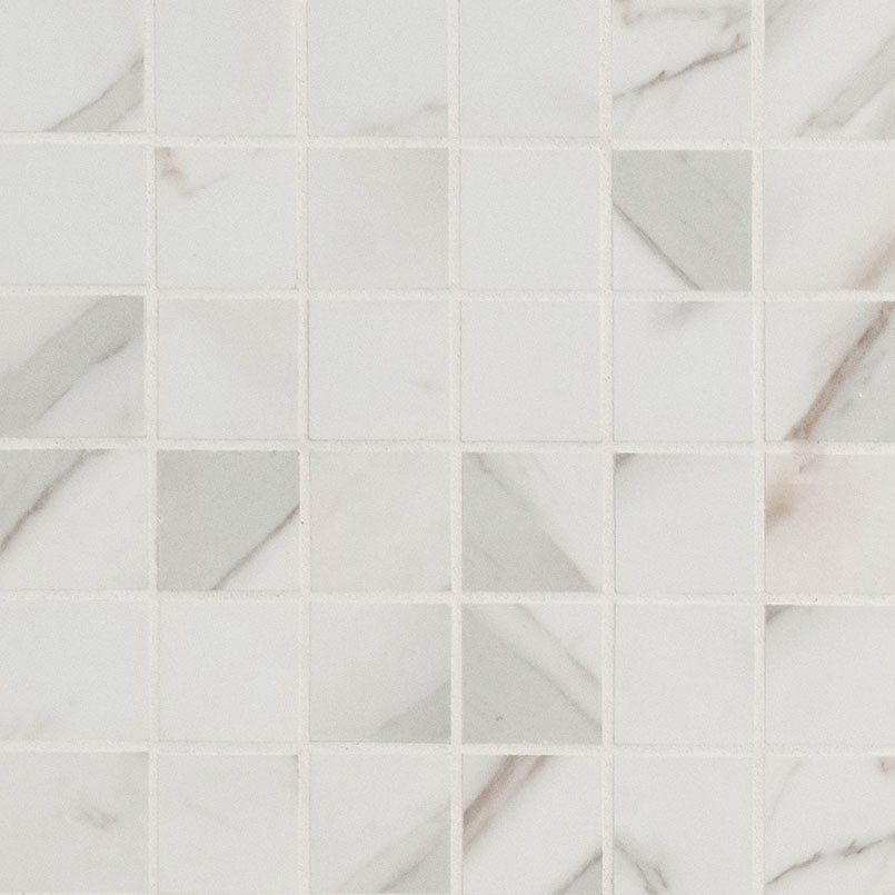 PIETRA CALACATTA 2X2 POLISHED MOSAIC