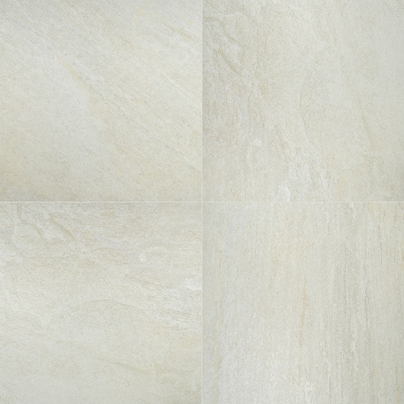 Arterra Legions Pav Quartz White Tile Matte 24 x 24