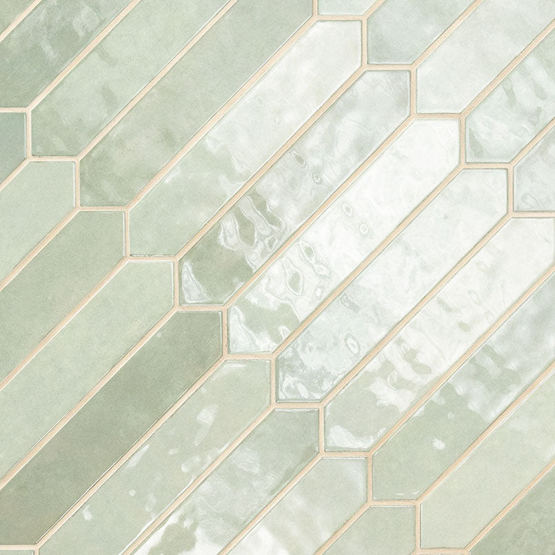 RENZO JADE CERAMIC TILE 3X12 Glossy  - 0.6x12