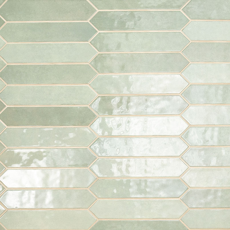 RENZO JADE CERAMIC TILE 3X12 Glossy  - 0.6x12
