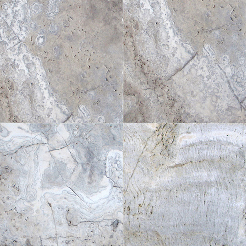 Tus. Silver Trav 16x16x3cmTumbled Pavers