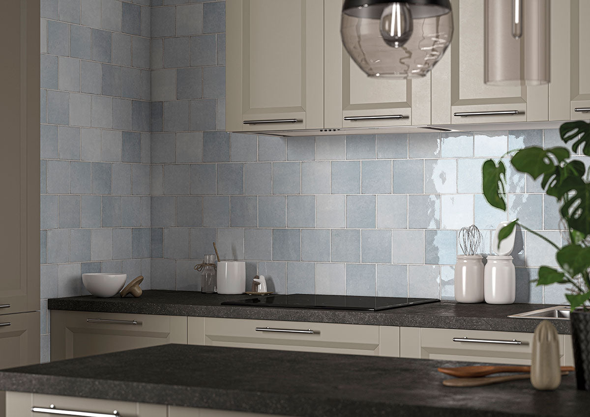 RENZO SKY CERAMIC WALL TILE Glossy  - 0.6x12