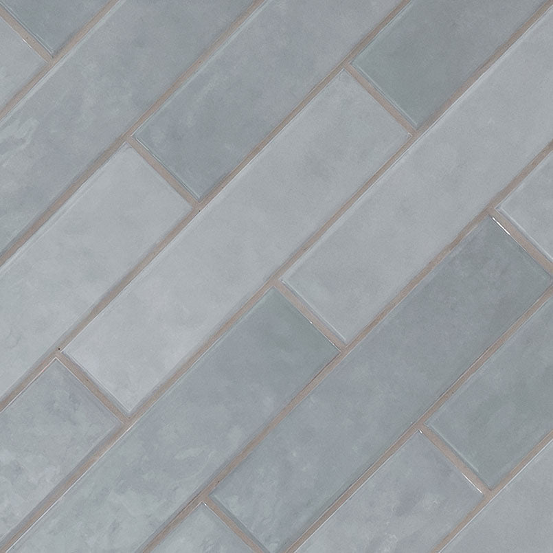 Renzo Sky 3x12 Glossy Ceramic Tiles for Bathroom Walls