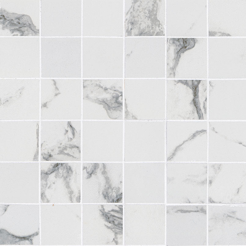 Pietra Statuario Mosaic Matte 2 x 2