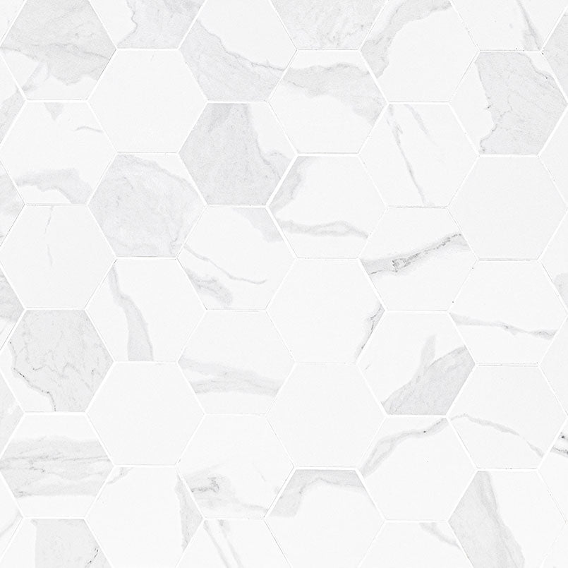 Eden Statuary Hex Mosaic Matte 3 x 3
