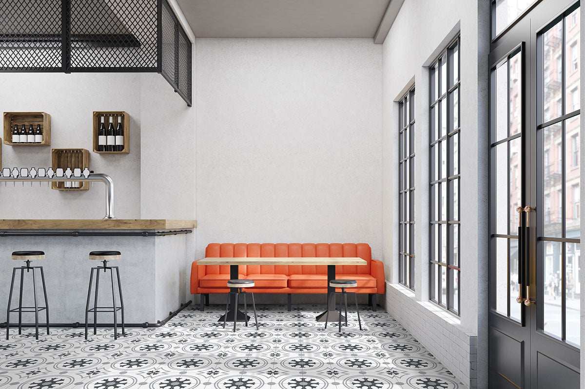 Kenzzi Tanzania 8x8 Matte Porcelain Tiles for Backsplashes