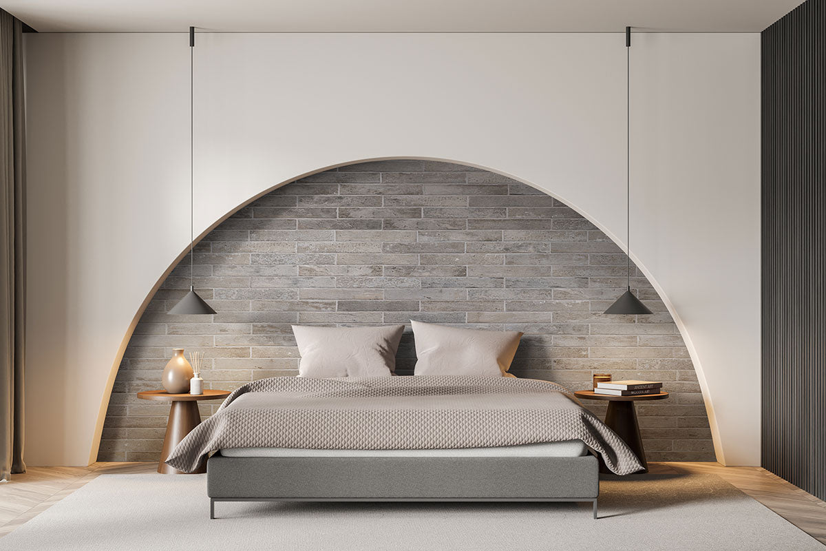 BRICKSTONE TAUPE BRICK 2X18 Matte Tiles - 2x18