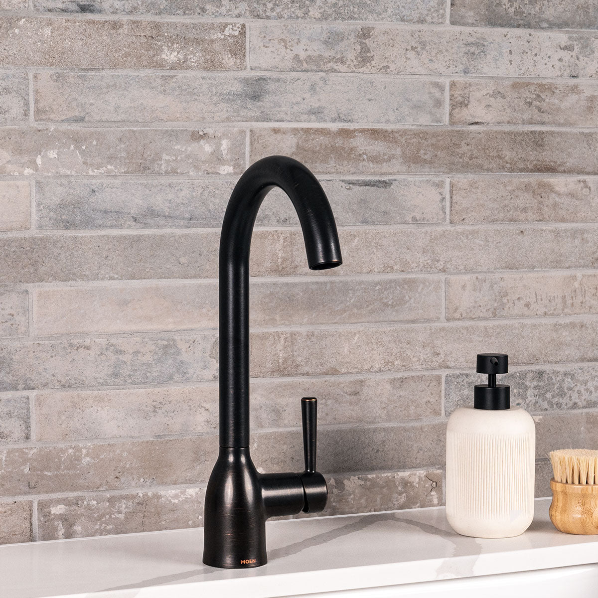 BRICKSTONE TAUPE BRICK 2X18 Matte Tiles - 2x18